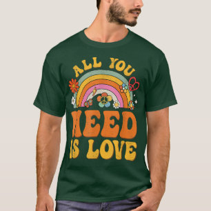 Peace Sign Love 60s 70s Tie Dye Hippie Halloween C T-Shirt