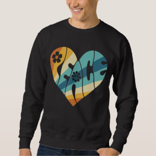 Peace Sign Love Roller Disco Outfit 70s Costume Fo Sweatshirt