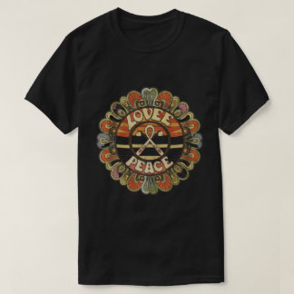 Peace Sign Love T Shirt | 70s Hippie Costume