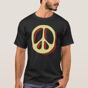 Peace Sign Minimalist Simple Sixties  60s Retro 1 T-Shirt
