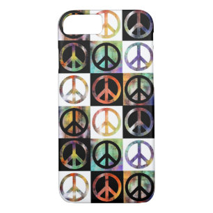 Peace Sign Mosaic Case-Mate iPhone Case