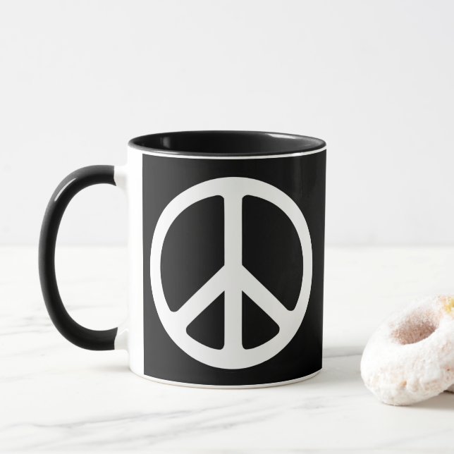 Peace Sign Mug (With Donut)