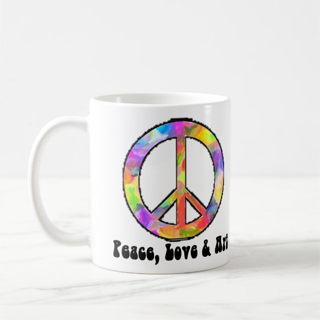 Peace Sign Mug (Left)