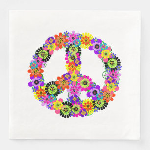 Peace Sign Napkin