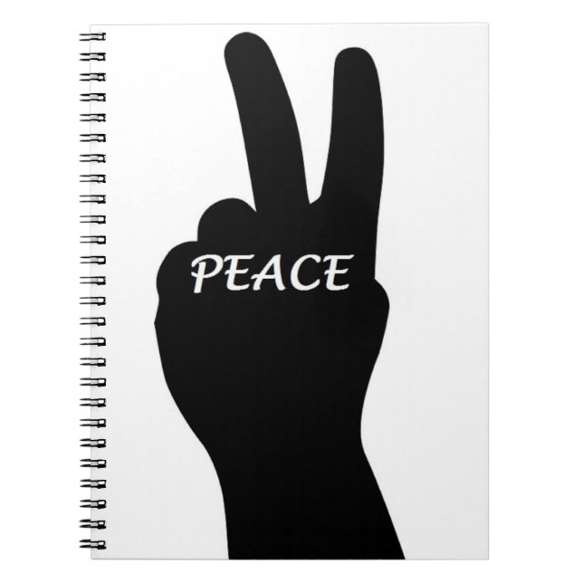 PEACE SIGN NOTEBOOK (Front)