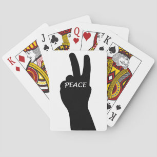 PEACE SIGN PLAYING CARDS