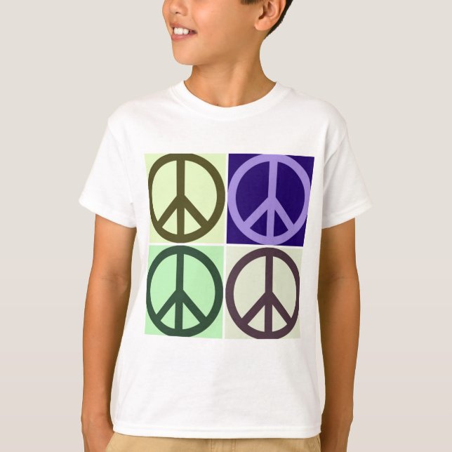 Peace Sign Pop Art T-Shirt (Front)