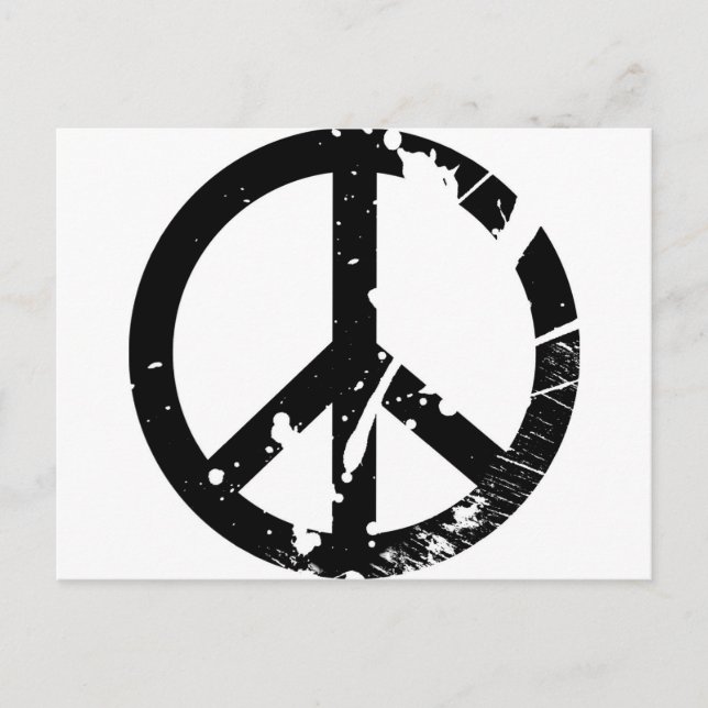 Peace Sign Postcard (Front)