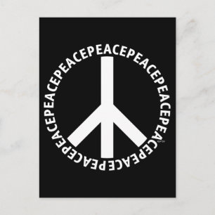 Peace Sign Postcard