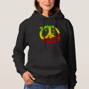 Peace Sign Reggae Ragga Rasta Freedome Hoodie