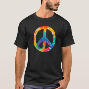 Peace Sign Retro 60s 70s Hippie Boho Peace Symbol T-Shirt