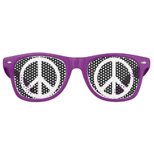 Peace Sign Retro Sunglasses