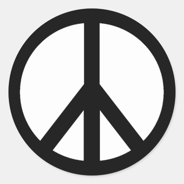 Peace Sign Sticker (Front)