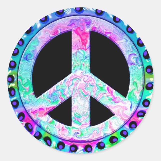 Peace Sign Stickers (Front)