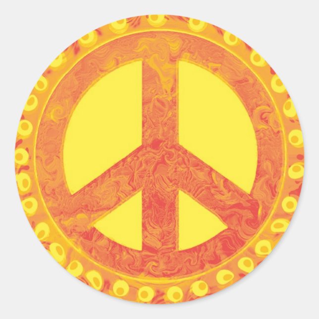 Peace Sign Stickers (Front)