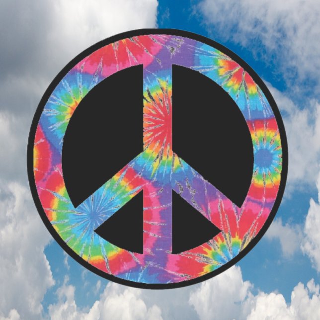 Peace Sign Stickers - Rainbow Hippy Hippie Design (Creator Uploaded)