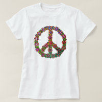 Peace Sign Symbol Flower Colourful Love