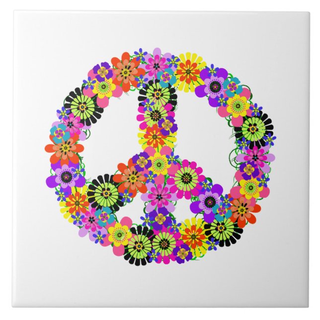 Peace Sign Tile (Front)