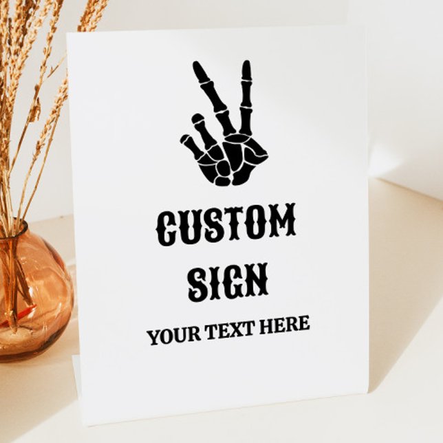 Peace Sign Till Death Do Us Party Custom Sign (Creator Uploaded)