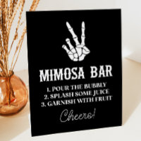 Peace Sign Till Death Do Us Party Mimosa Bar Sign