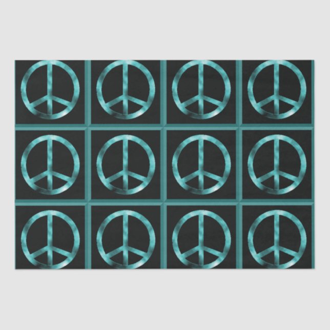 PEACE SIGN Tissue Paper (Front)