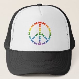 Peace Sign Trucker Hat
