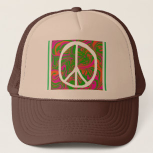 Peace Sign Trucker Hat