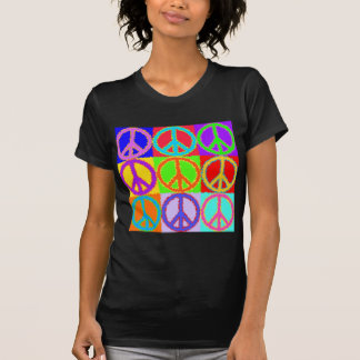 Peace Sign wavy design T-Shirt