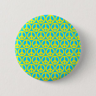 Peace Signs 6 Cm Round Badge