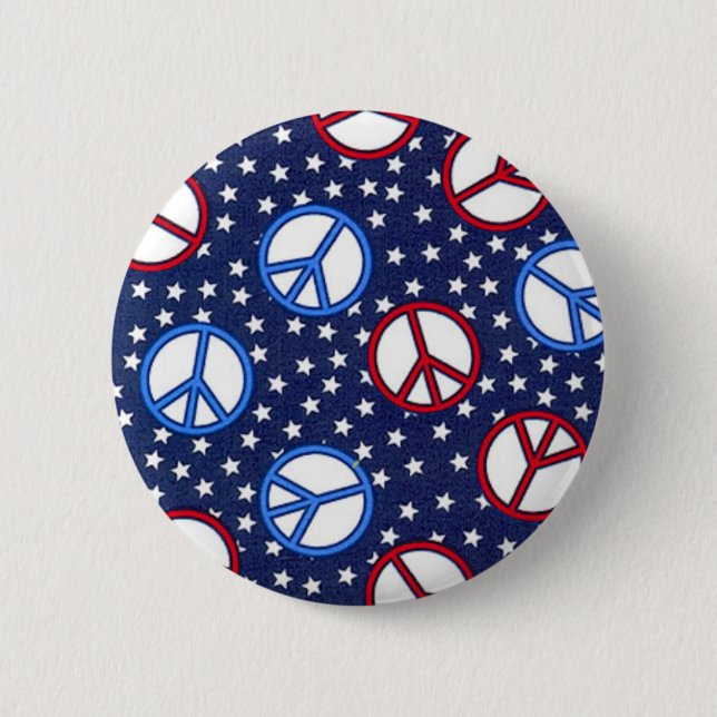 Peace Signs 6 Cm Round Badge (Front)
