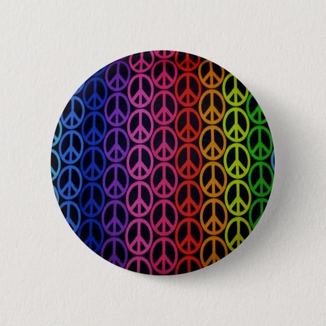 Peace Signs 6 Cm Round Badge (Front)