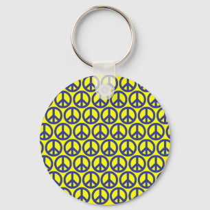Peace Signs Key Ring