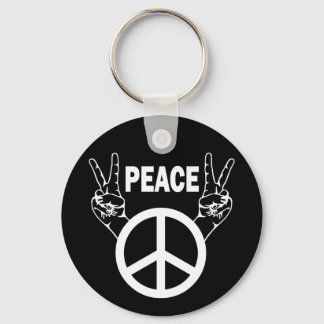 PEACE SIGNS KEY RING