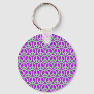Peace Signs Key Ring