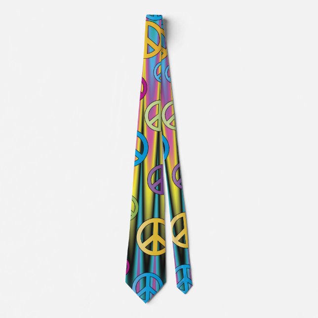 Peace Signs Tie (Front)