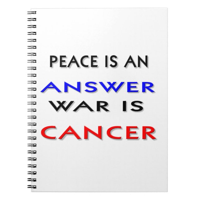 Peace Spiral Notebook (Front)