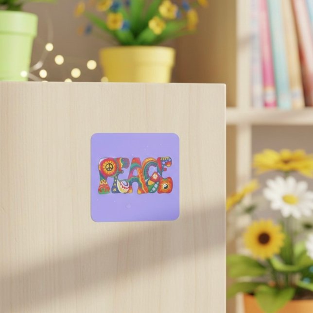 Peace Square Sticker (Creator Uploaded)