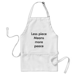 peace standard apron