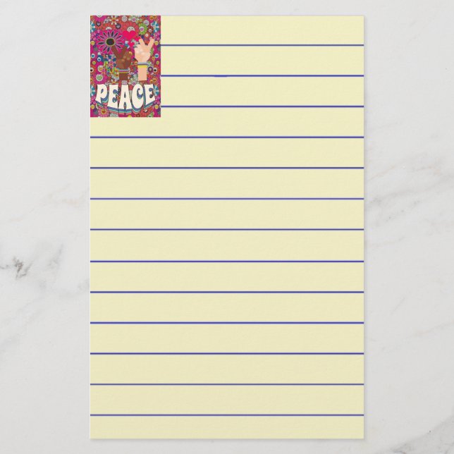 Peace Stationery (Back)