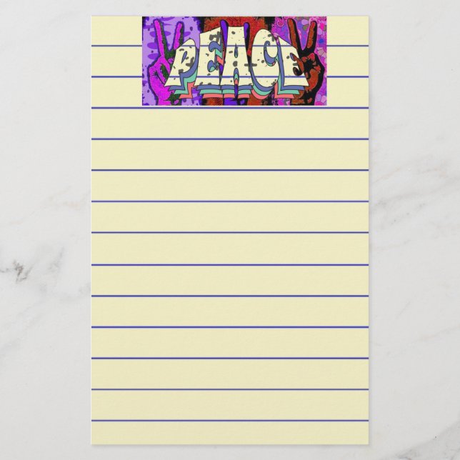 Peace Stationery (Back)