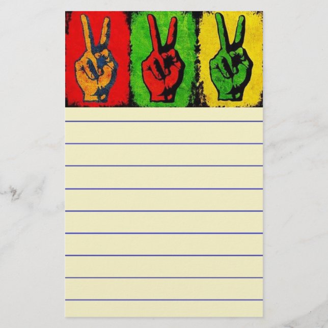 Peace Stationery (Back)