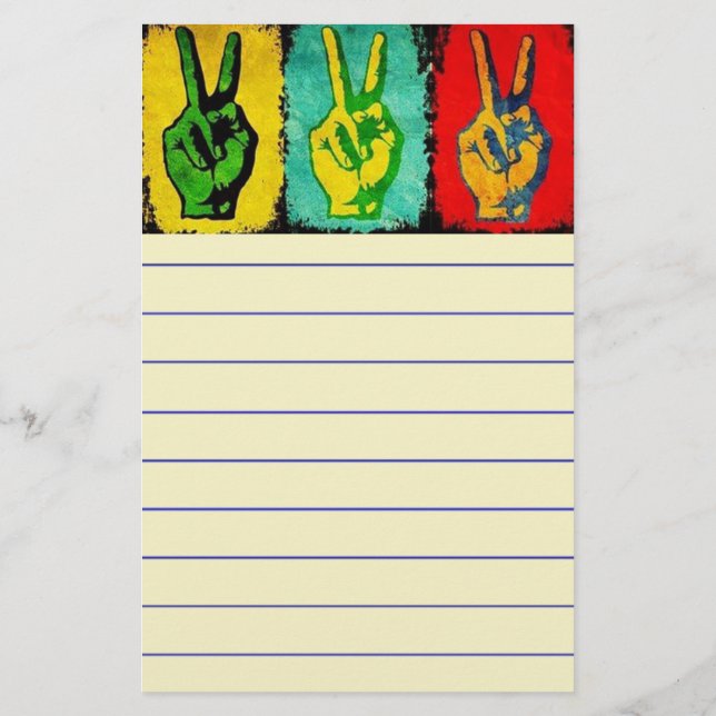 Peace Stationery (Back)