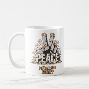 Peace Stone Flower Vintage Inspirational Quote Coffee Mug