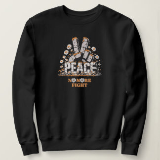 Peace Stone Flower Vintage Inspirational Quote Sweatshirt