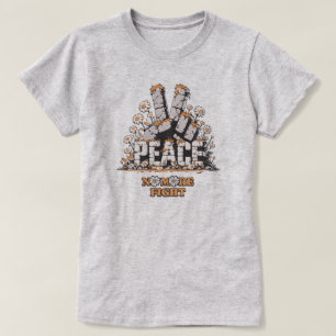 Peace Stone Flower Vintage Inspirational Quote T-Shirt