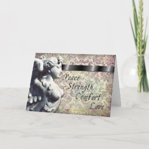 Peace, Strength, Comfort, Love Sympathy Card