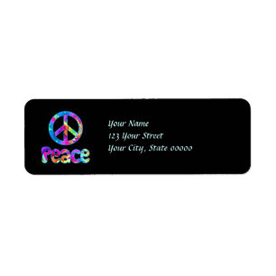 Peace Summer Palette Address Labels