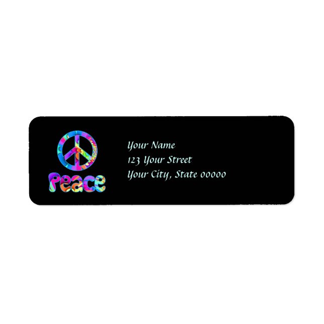 Peace Summer Palette Address Labels (Front)