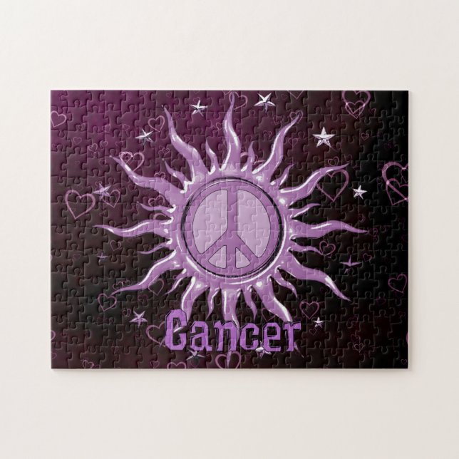 Peace Sun Cancer Jigsaw Puzzle (Horizontal)
