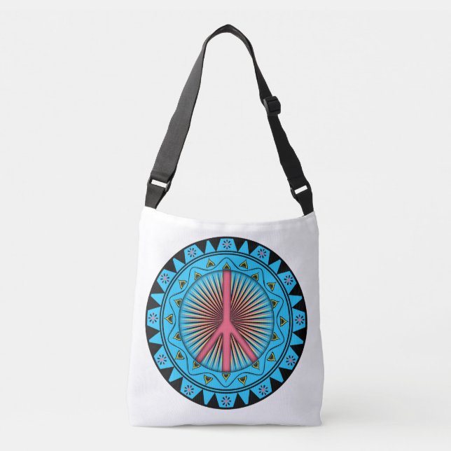 Peace ~ Sun  Crossbody Bag (Front)